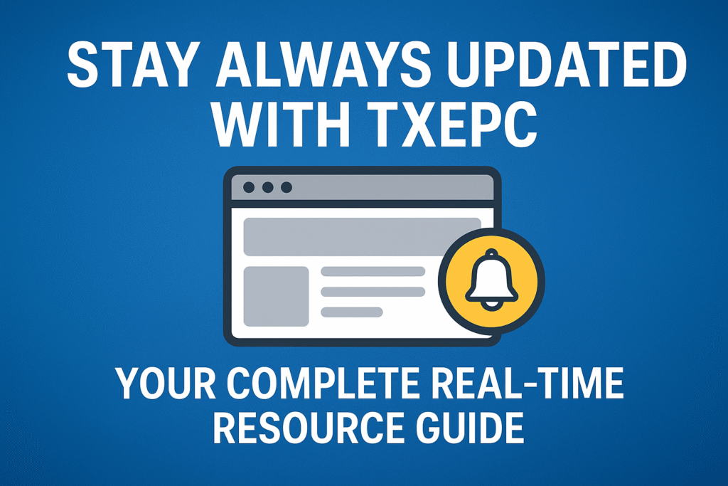 Elevate Your Knowledge: Stay Always Updated with TXEPC Site