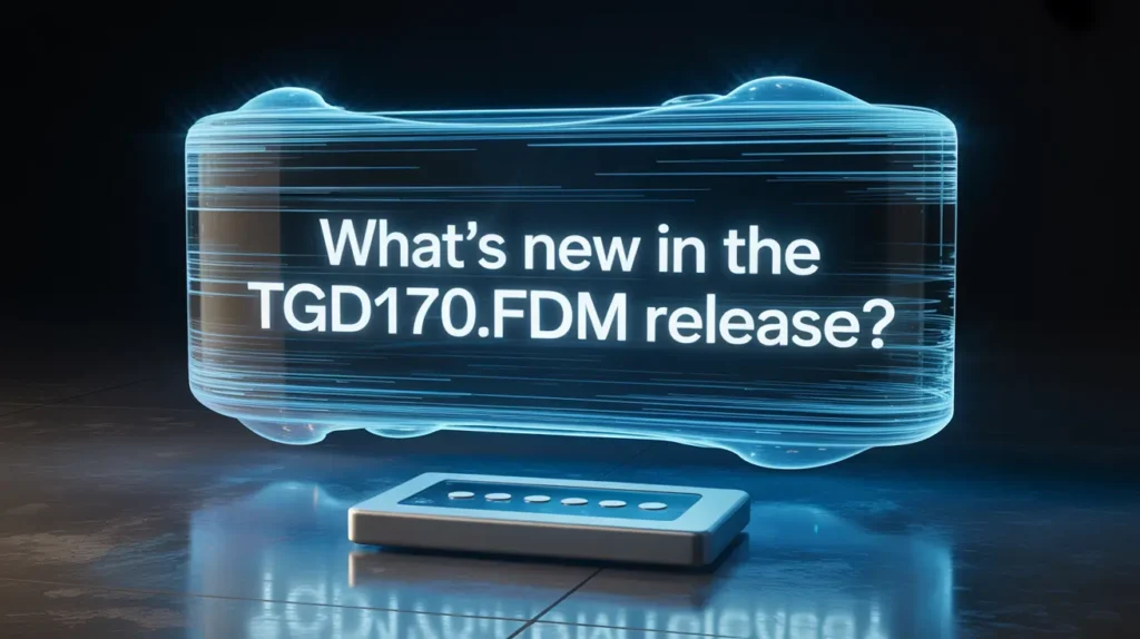 Unveiling the Innovations of the tgd170.fdm.97 New Release